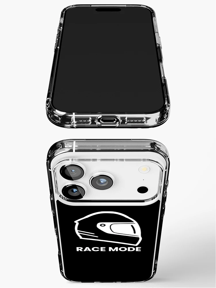 Thumbnail 3 of 5, iPhone Case, Race Mode - Minimalist Racing Helmet Design designed and sold by RageLine.