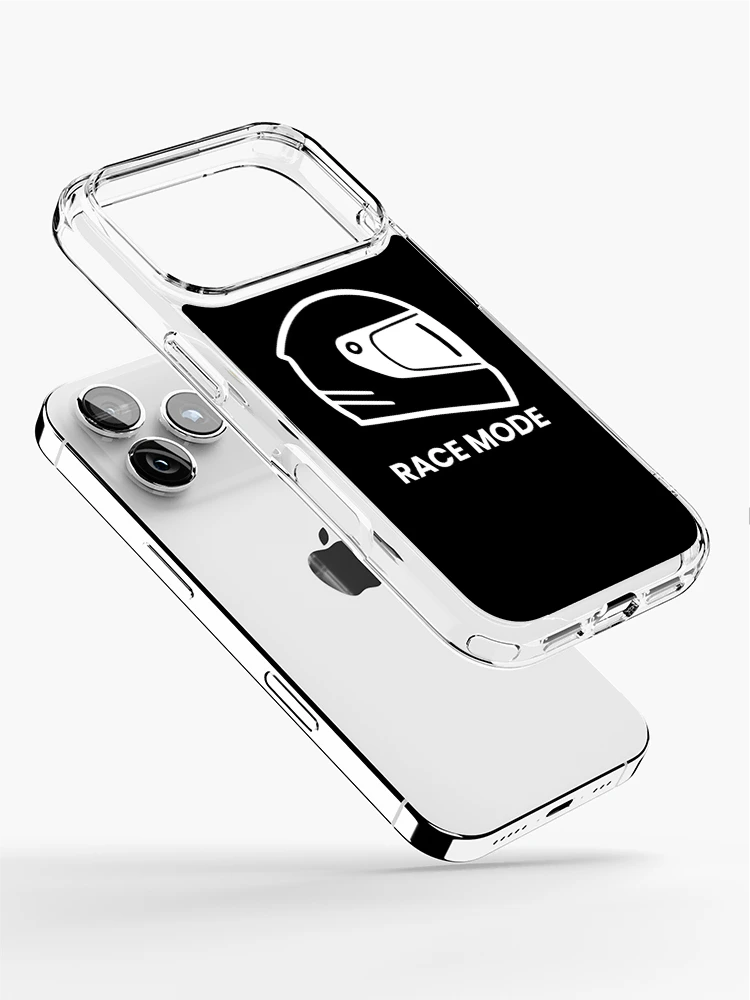 Thumbnail 2 of 5, iPhone Case, Race Mode - Minimalist Racing Helmet Design designed and sold by RageLine.