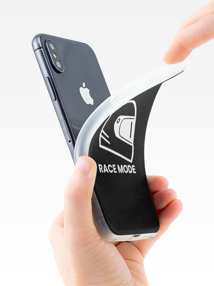 Thumbnail 4 of 5, iPhone Case, Race Mode - Minimalist Racing Helmet Design designed and sold by RageLine.