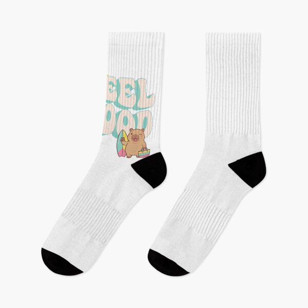 Item preview, Feel Good Capybara Surf – Cute Summer Beach Vibes | Kawaii capybara design designed and sold by CreativeLifeMe.