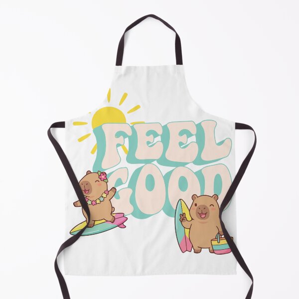 Item preview, Feel Good Capybara Surf – Cute Summer Beach Vibes | Kawaii capybara design designed and sold by CreativeLifeMe.