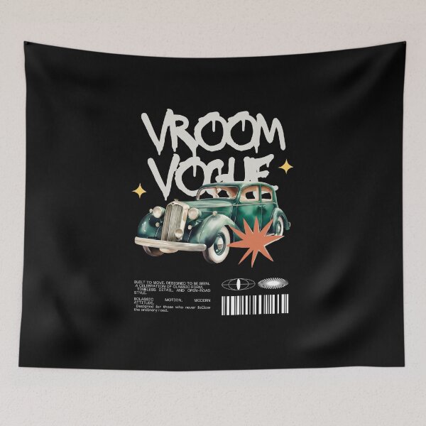 Item preview, Vintage Classic Car – Vroom Vogue Retro Automotive Graphic designed and sold by PrimeRacer.