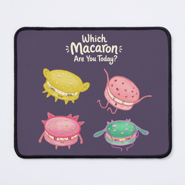 Item preview, Which Macaron Are You Today? Cute Mood Macaron Characters designed and sold by FaliushART.