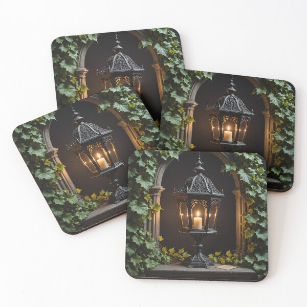 Item preview, Gothic Lamp Art Print designed and sold by PinOasisco.