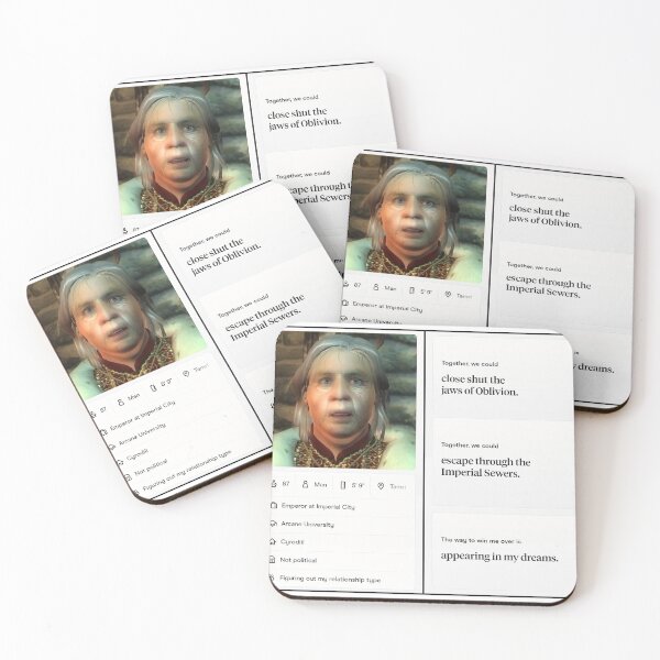 Item preview, Uriel Septim dating profile (square) designed and sold by MrDingleBerry.