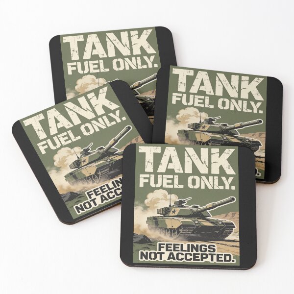Item preview, Tank Fuel Only. Feelings Not Accepted | Funny Tank Shirt designed and sold by FuzzDrive.