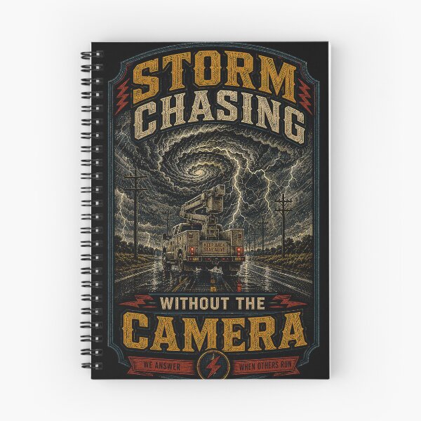 Item preview, Storm Chasing Lineman - Storm Chasing Without the Camera designed and sold by RoyalOrderGallery.