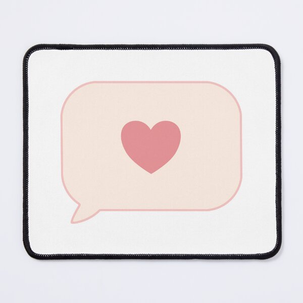 Item preview, Pink Speech Bubble Cute Heart Icon designed and sold by Anne97s.