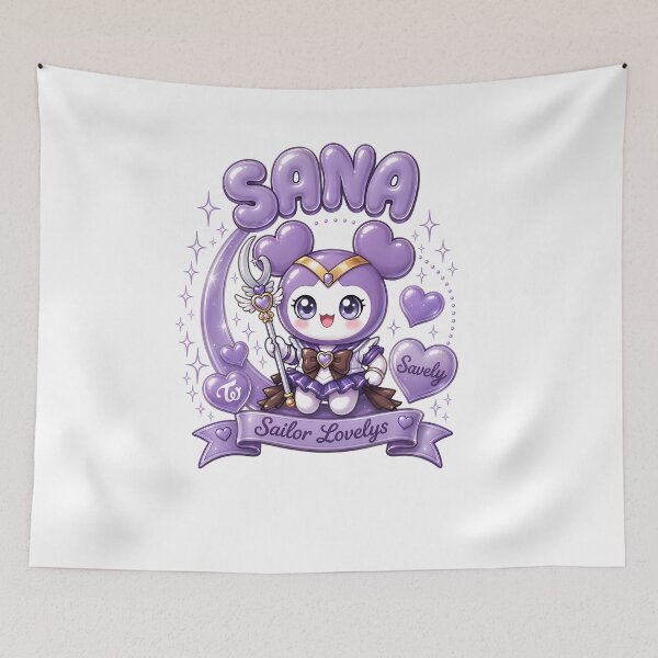 Item preview, Sana Lovelys Sailor Shirt, Twice Sana Chibi Tee, Kpop Cute Graphic Shirt, Twice Fan Merch Gift, Lovelys Character Design Comfort Colors Shirt designed and sold by BerryHand.