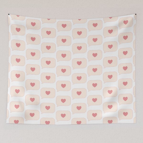 Item preview, Pink Speech Bubble Cute Heart Icon designed and sold by Anne97s.