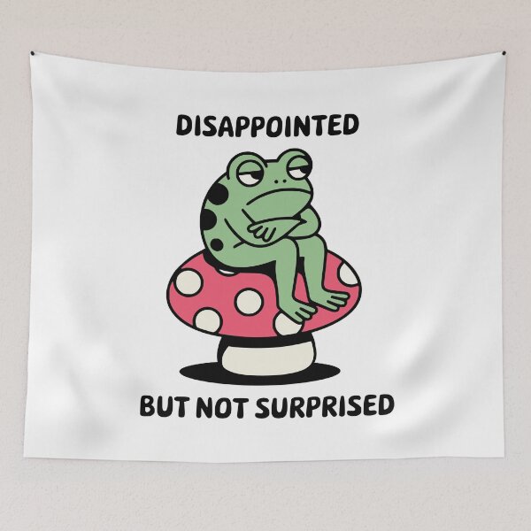 Item preview, Frog On A Toadstool Mushroom designed and sold by Traveldrawings.