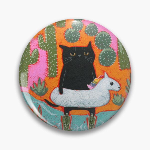 Item preview, Rainbow Horsie Cat In The Desert designed and sold by KilkennyCat Art.