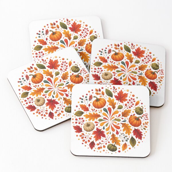 Item preview, Autumn Pumpkin Harvest Mandala designed and sold by PetalGarden.