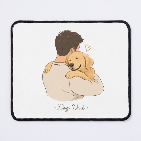 Item preview, Minimalist Golden Retriever Dog Dad Hug T-Shirt designed and sold by Ashley critters.