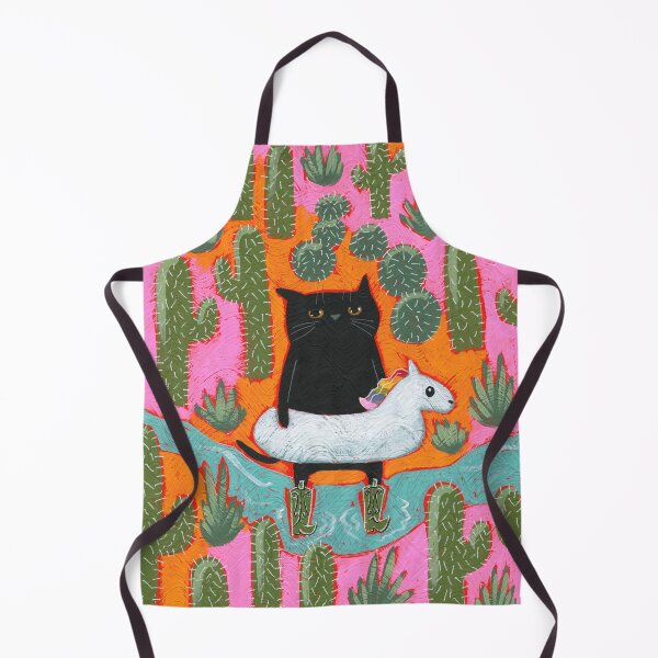 Item preview, Rainbow Horsie Cat In The Desert designed and sold by KilkennyCat Art.
