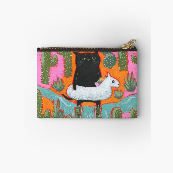 Item preview, Rainbow Horsie Cat In The Desert designed and sold by KilkennyCat Art.