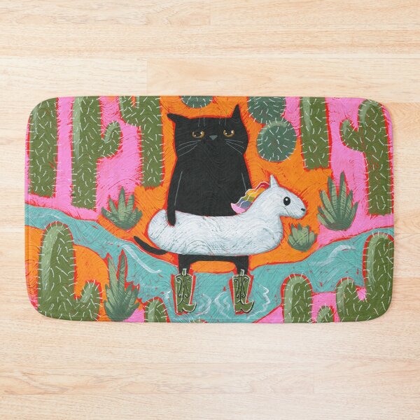 Item preview, Rainbow Horsie Cat In The Desert designed and sold by KilkennyCat Art.