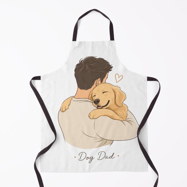 Item preview, Minimalist Golden Retriever Dog Dad Hug T-Shirt designed and sold by Ashley critters.