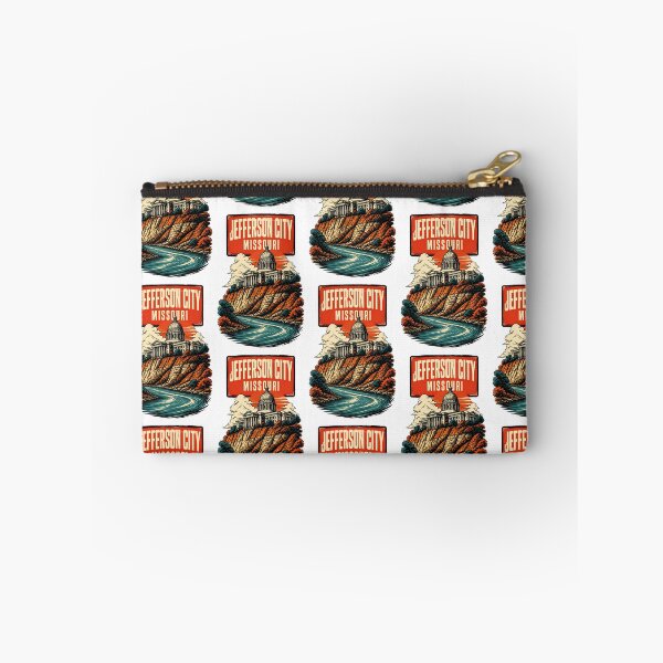 Item preview, Jefferson City, Missouri, USA Vintage Travel Tourism Art designed and sold by TravelersGems.