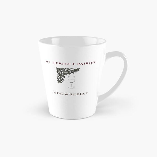 Artikelvorschau, Meine perfekte Kombination: Wein & Stille – Design für Vintage-Weinliebhaber entworfen und verkauft von WonderMugStudio.