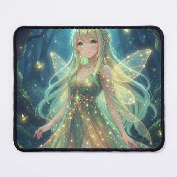Item preview, Beautiful Enchanted Fairy In A Glowing Forest designed and sold by Azurart2.