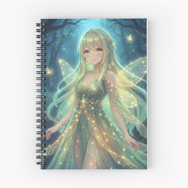 Item preview, Beautiful Enchanted Fairy In A Glowing Forest designed and sold by Azurart2.
