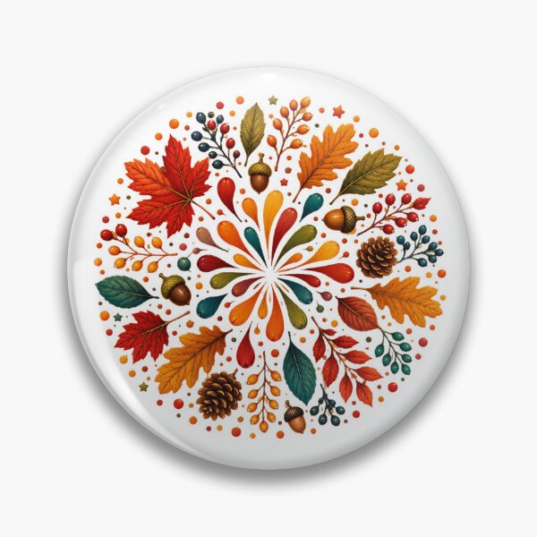 Item preview, Autumn Leaves Mandala designed and sold by PetalGarden.