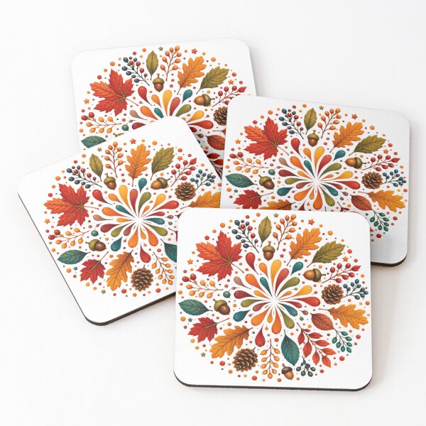 Item preview, Autumn Leaves Mandala designed and sold by PetalGarden.