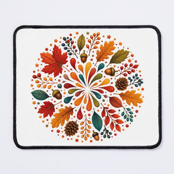 Item preview, Autumn Leaves Mandala designed and sold by PetalGarden.
