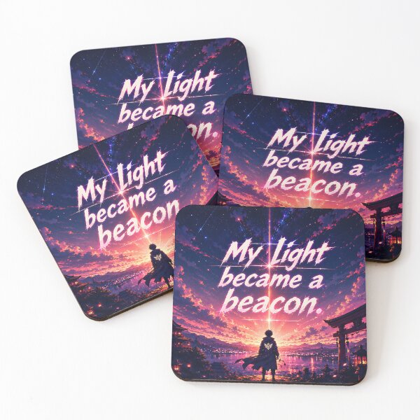 Item preview, My light became a beacon.(Anime Ver.) designed and sold by MaxDreamsArt.