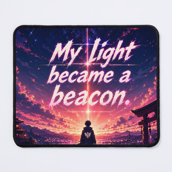 Item preview, My light became a beacon.(Anime Ver.) designed and sold by MaxDreamsArt.