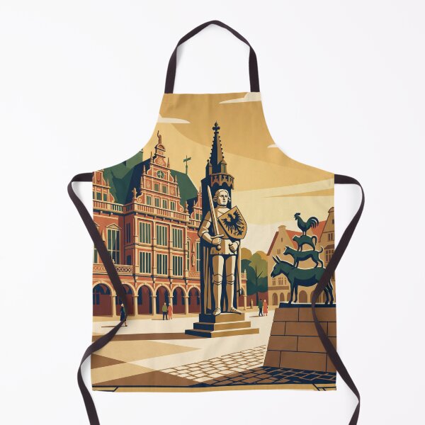 Item preview, Bremen Germany Vintage Travel Poster designed and sold by Bomax121.