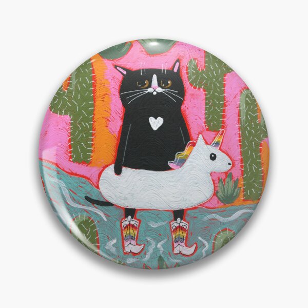 Item preview, Rainbow Unicorn Cat In The Desert designed and sold by KilkennyCat Art.