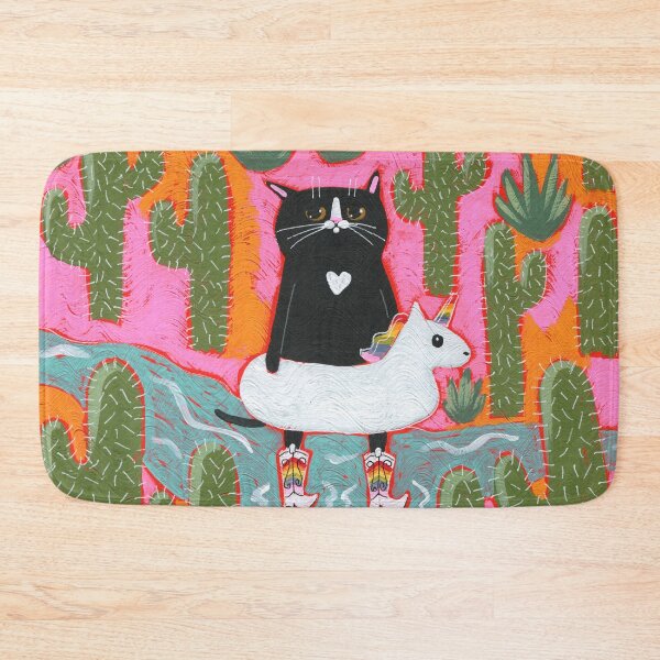 Item preview, Rainbow Unicorn Cat In The Desert designed and sold by KilkennyCat Art.