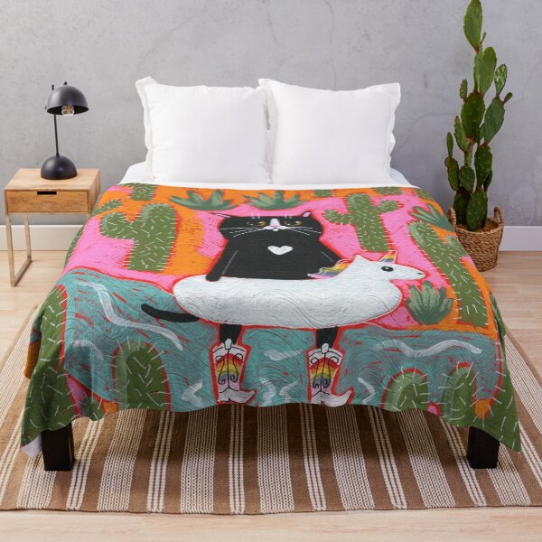 Item preview, Rainbow Unicorn Cat In The Desert designed and sold by KilkennyCat Art.