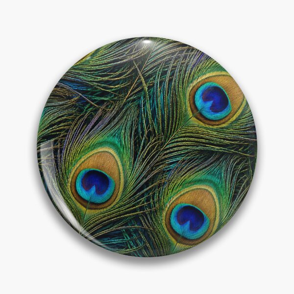 Item preview, Peacock Feather Pattern Iridescent Nature Print designed and sold by GalaMine.