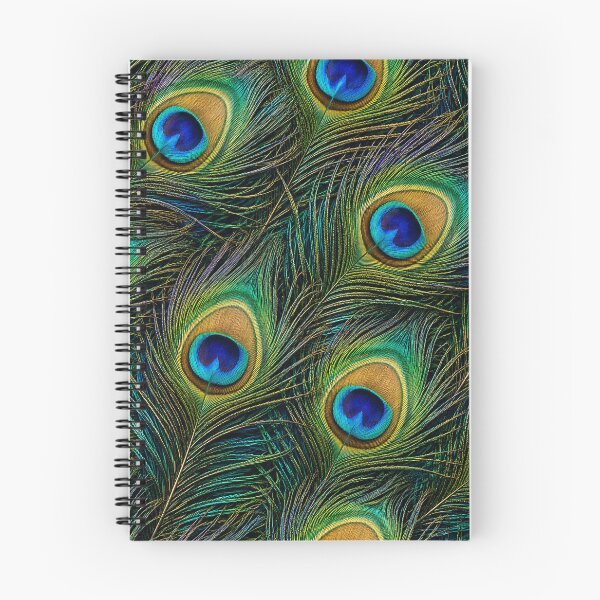 Item preview, Peacock Feather Pattern Iridescent Nature Print designed and sold by GalaMine.