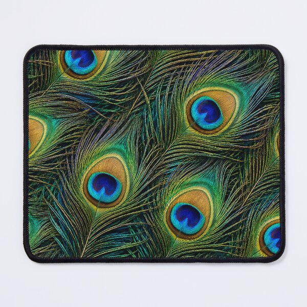 Item preview, Peacock Feather Pattern Iridescent Nature Print designed and sold by GalaMine.