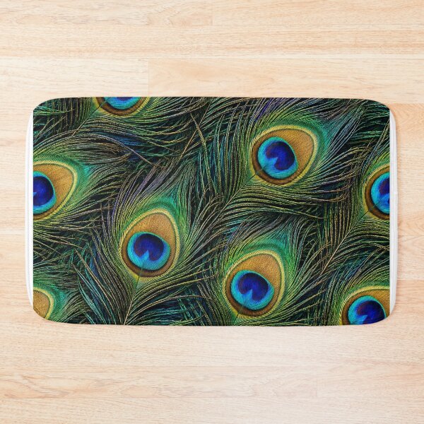 Item preview, Peacock Feather Pattern Iridescent Nature Print designed and sold by GalaMine.