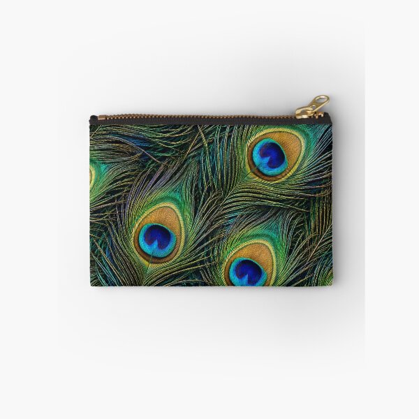 Item preview, Peacock Feather Pattern Iridescent Nature Print designed and sold by GalaMine.