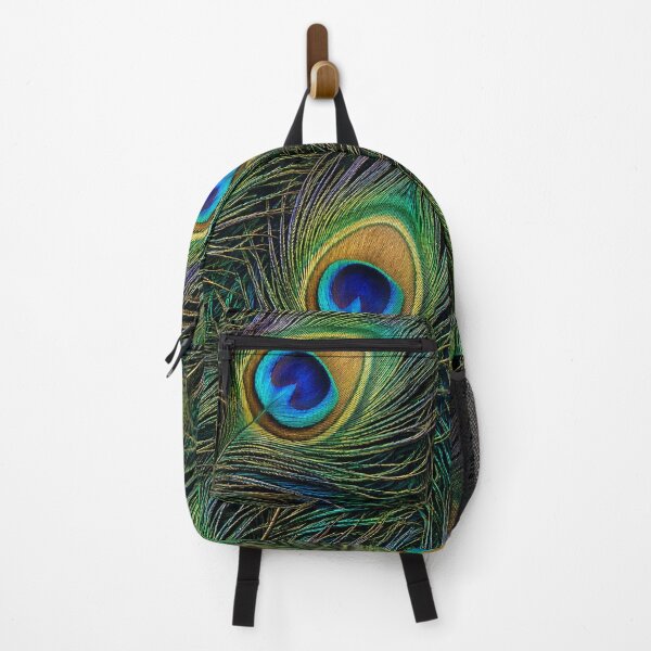 Item preview, Peacock Feather Pattern Iridescent Nature Print designed and sold by GalaMine.