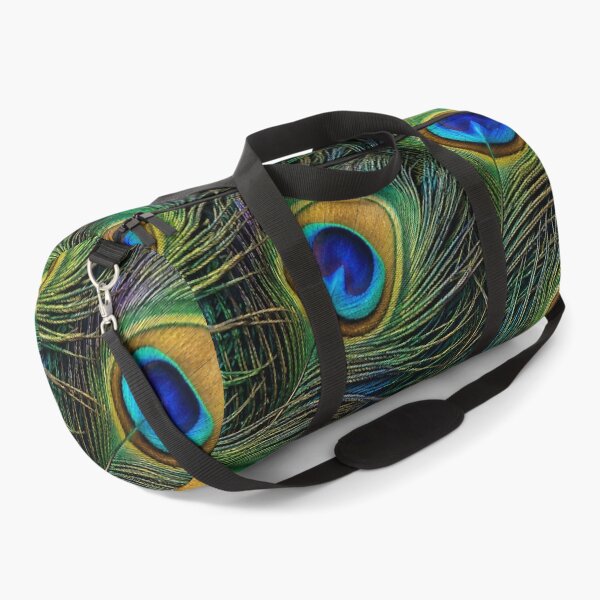 Item preview, Peacock Feather Pattern Iridescent Nature Print designed and sold by GalaMine.