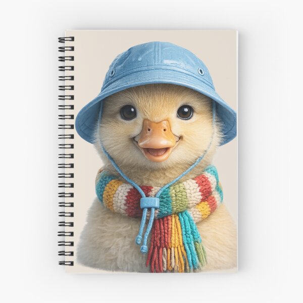 Item preview, Cute Duckling Cozy Winter Portrait designed and sold by BagFactoryUK.