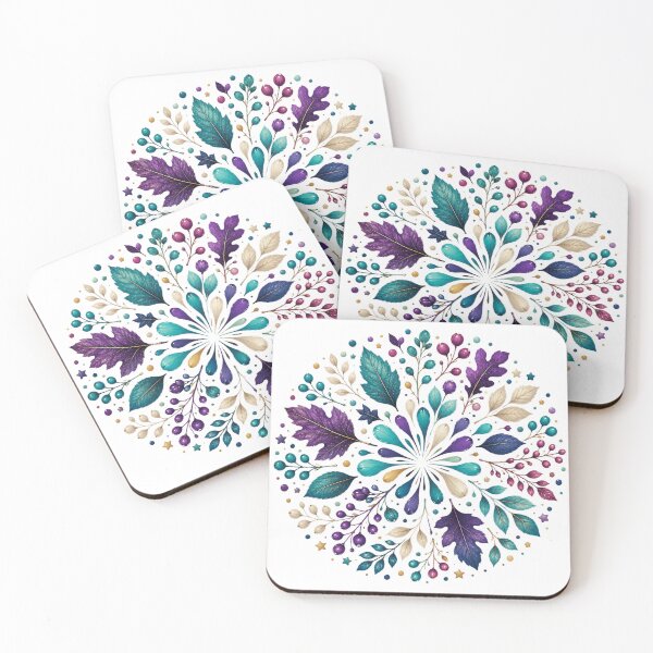 Item preview, Jewel Tone Botanical Mandala designed and sold by PetalGarden.