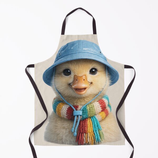 Item preview, Cute Duckling Cozy Winter Portrait designed and sold by BagFactoryUK.