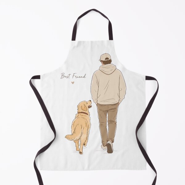Item preview, Best Friend Golden Retriever Dog Dad Minimalist T-Shirt designed and sold by Ashley critters.