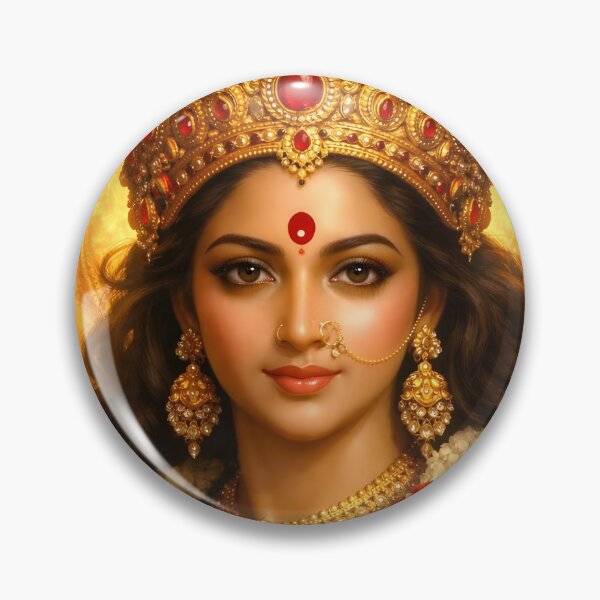 Item preview, Durga Maa – Goddess of Courage and Divine Protection designed and sold by SoniaSarkali.