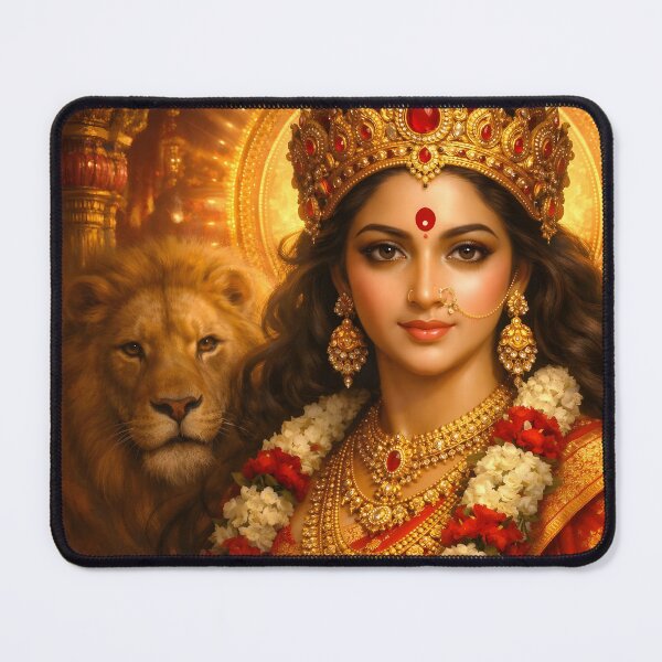 Item preview, Durga Maa – Goddess of Courage and Divine Protection designed and sold by SoniaSarkali.