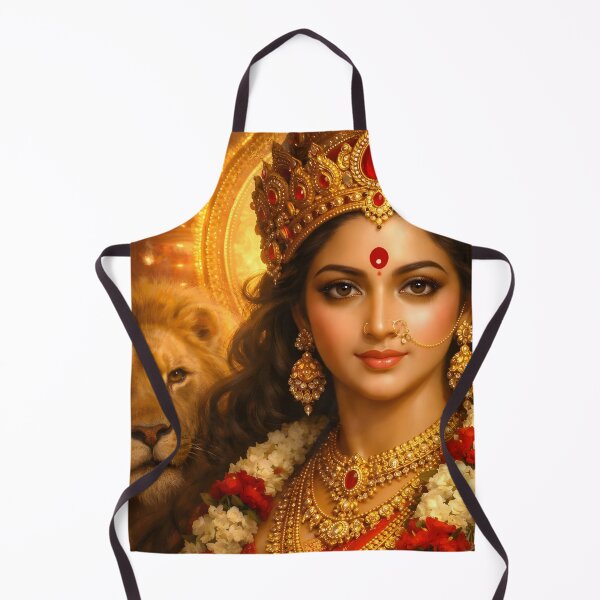 Item preview, Durga Maa – Goddess of Courage and Divine Protection designed and sold by SoniaSarkali.