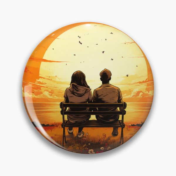 Item preview, Together at Sunset: A Love Beyond Time designed and sold by Fei Long Design Hub.